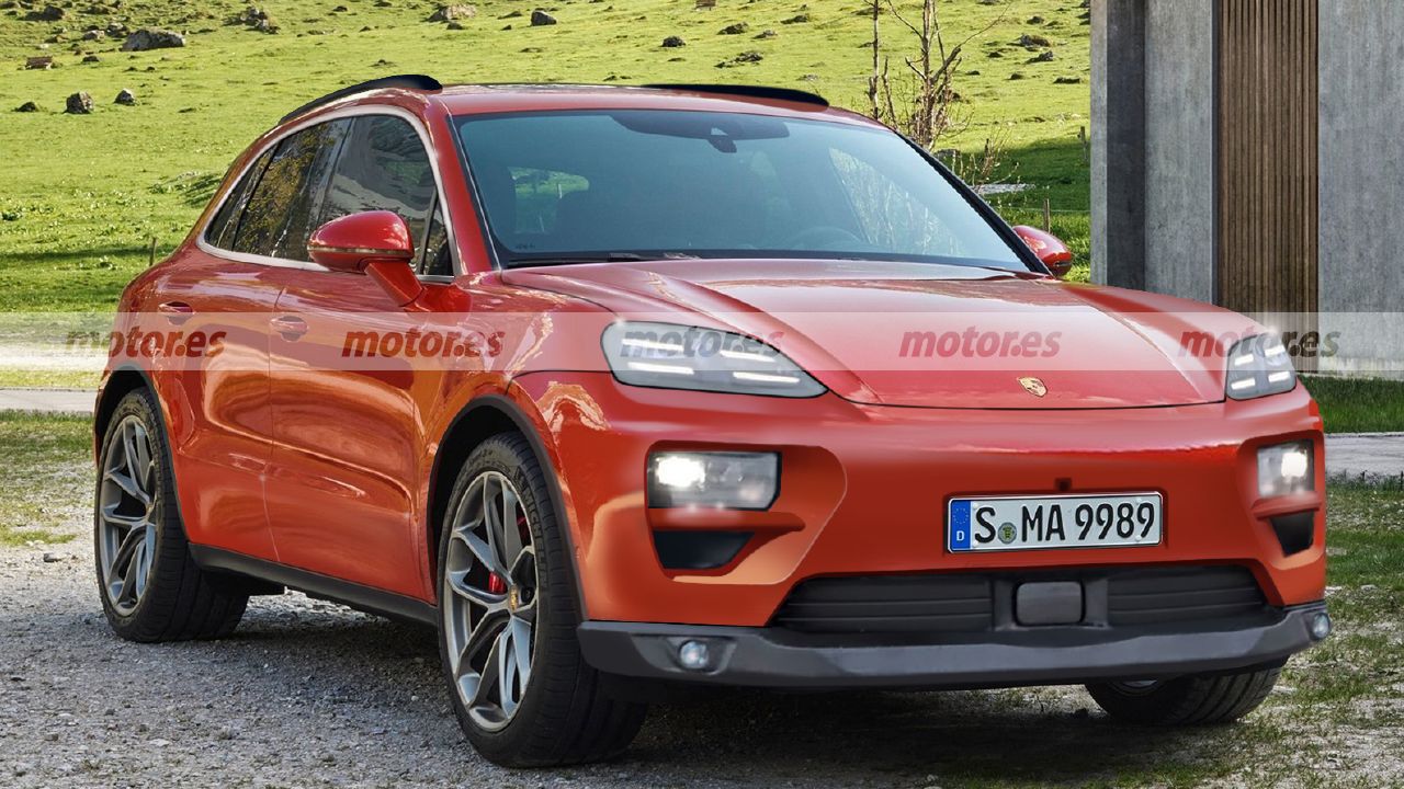 Porsche Macan eléctrico - recreación