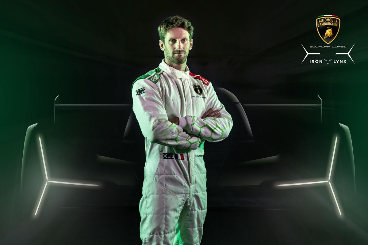 Romain Grosjean, nuevo piloto de Lamborghini: GT3 en 2023, LMDh en 2024