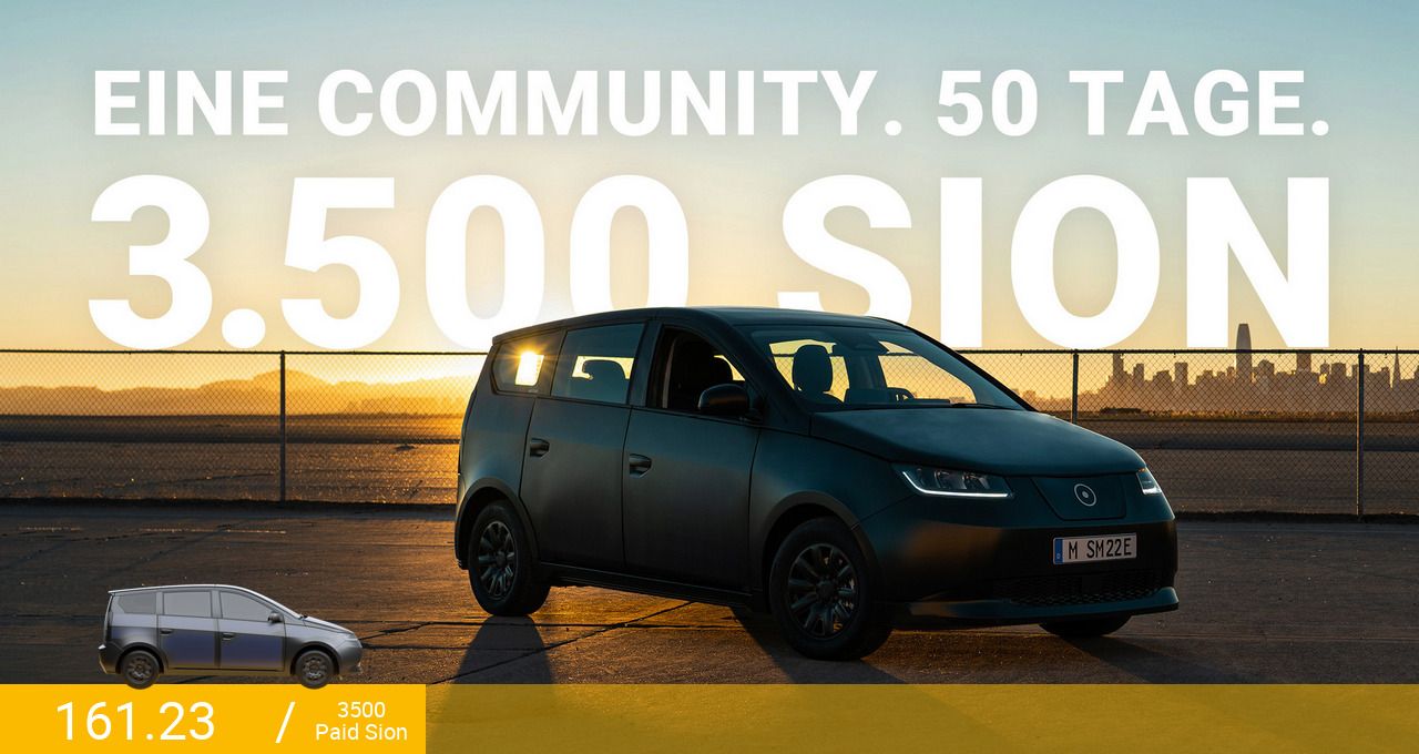 Sono Motors pide reservas anticipadas (#saveSion) para que el Sion solar no sea cancelado