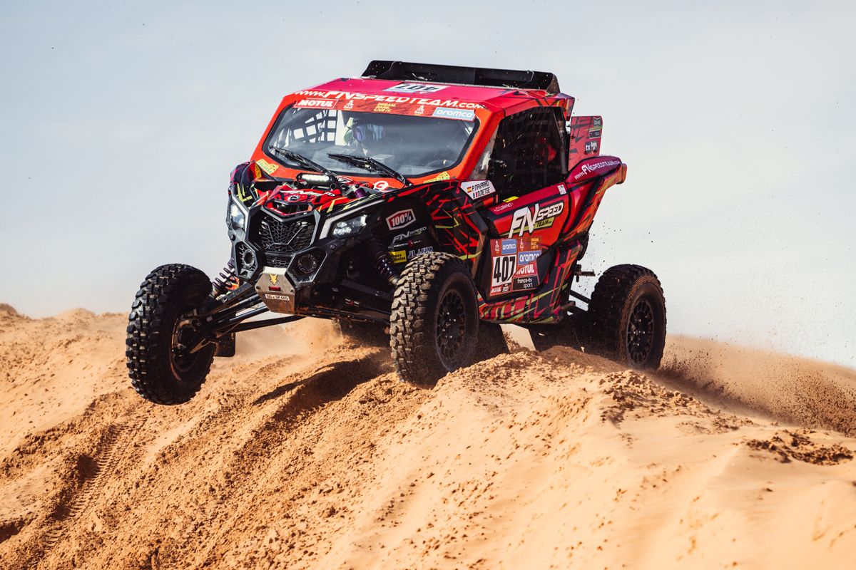 Adiós de Barreda y Sainz en una novena etapa del Dakar brillante de Schareina y Checa