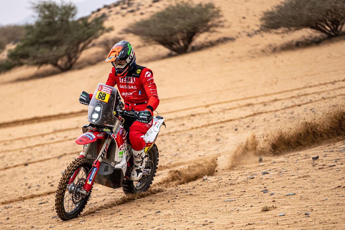 Adiós de Barreda y Sainz en una novena etapa del Dakar brillante de Schareina y Checa