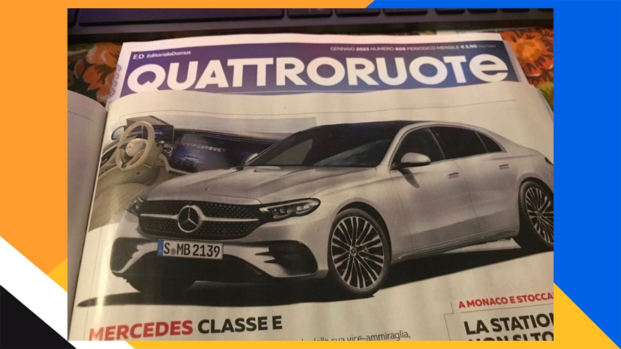 Así es el nuevo Mercedes Clase E, la filtración definitiva que revela la cara del nuevo modelo