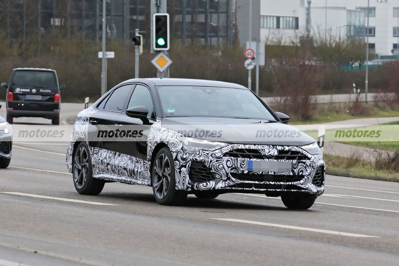 El Audi S3 Sedán Facelift es cazado con un camuflaje que desvela ¡toda su nueva imagen!