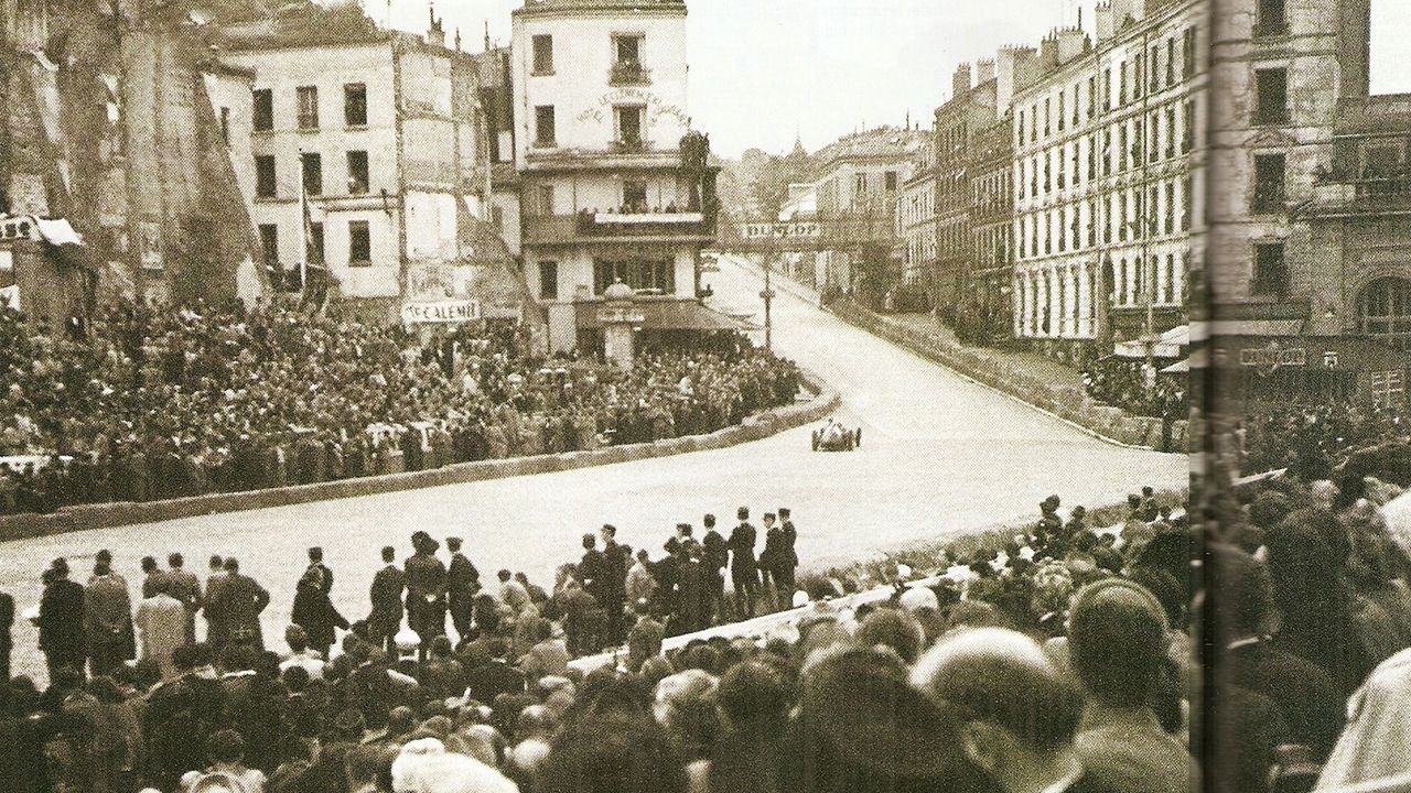 La zona de salida y la subida por la Rue Dailly