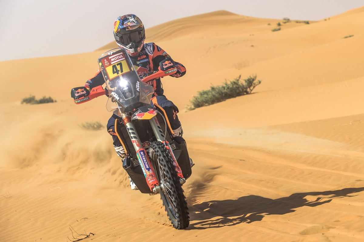 Kevin Benavides gana la última etapa y se lleva el Dakar 2023 en la categoría de motos