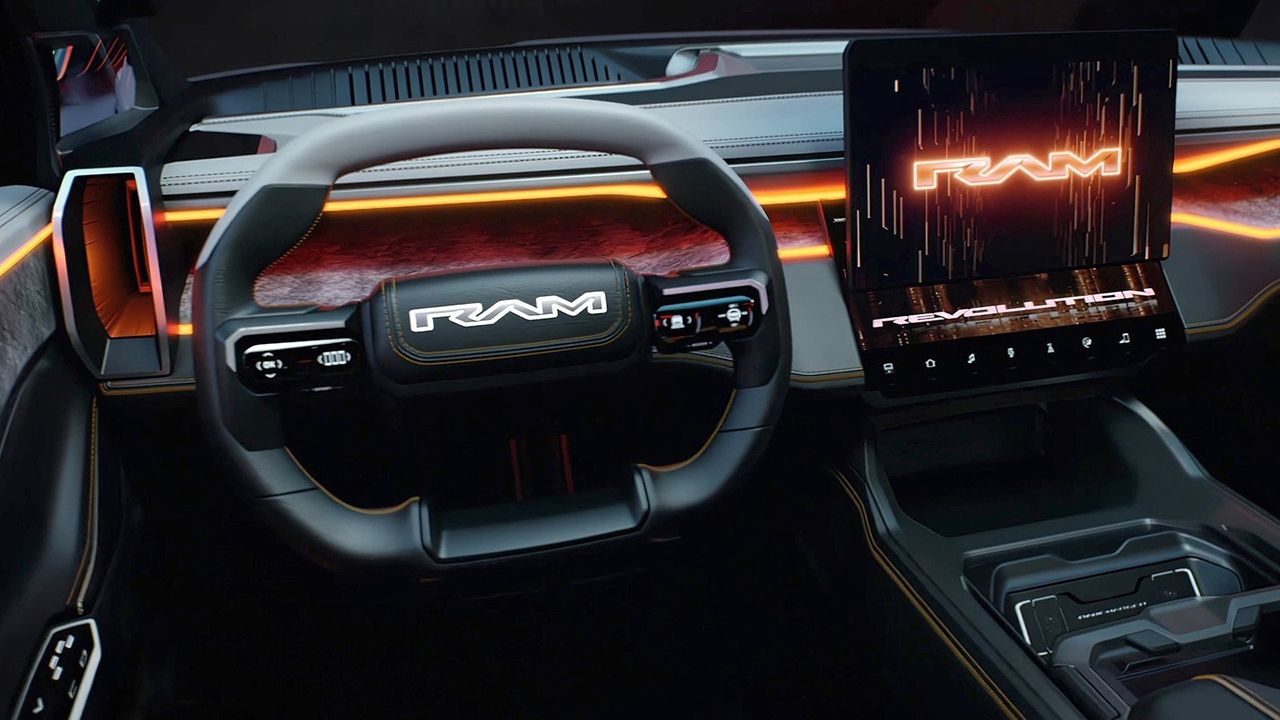 RAM 1500 Revolution BEV Concept - interior