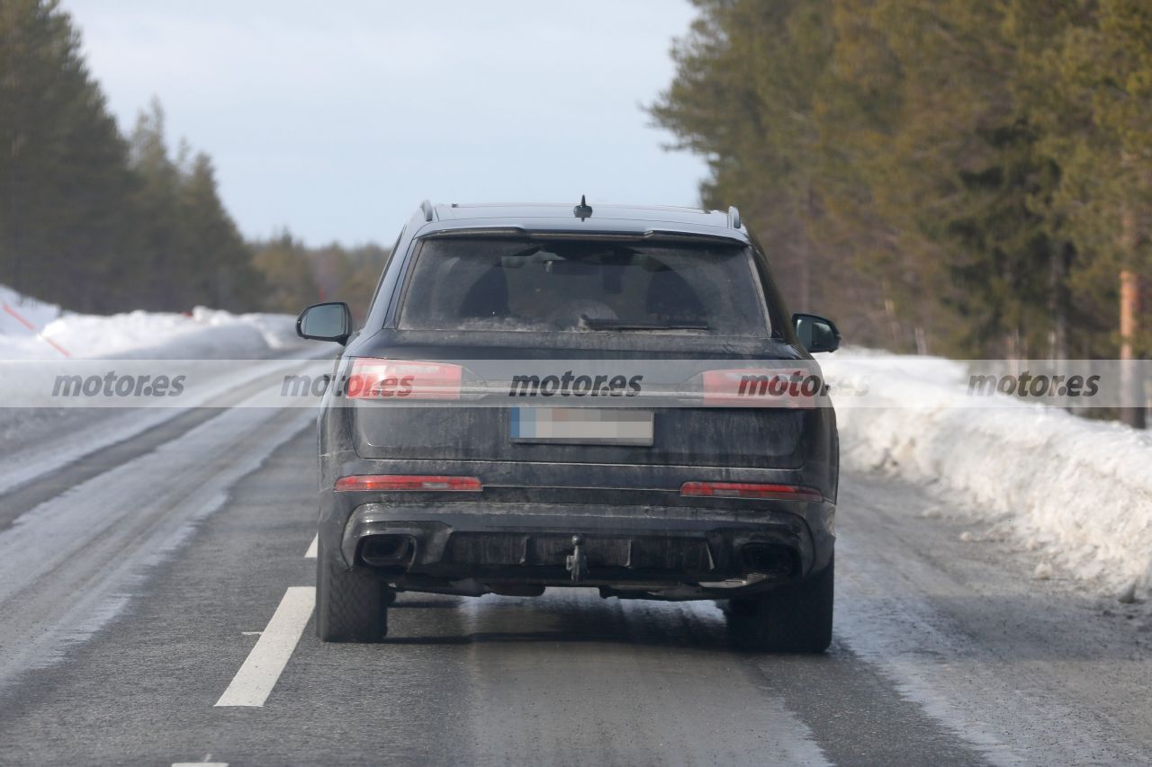 Fotos espía Audi Q7 Facelift 2024