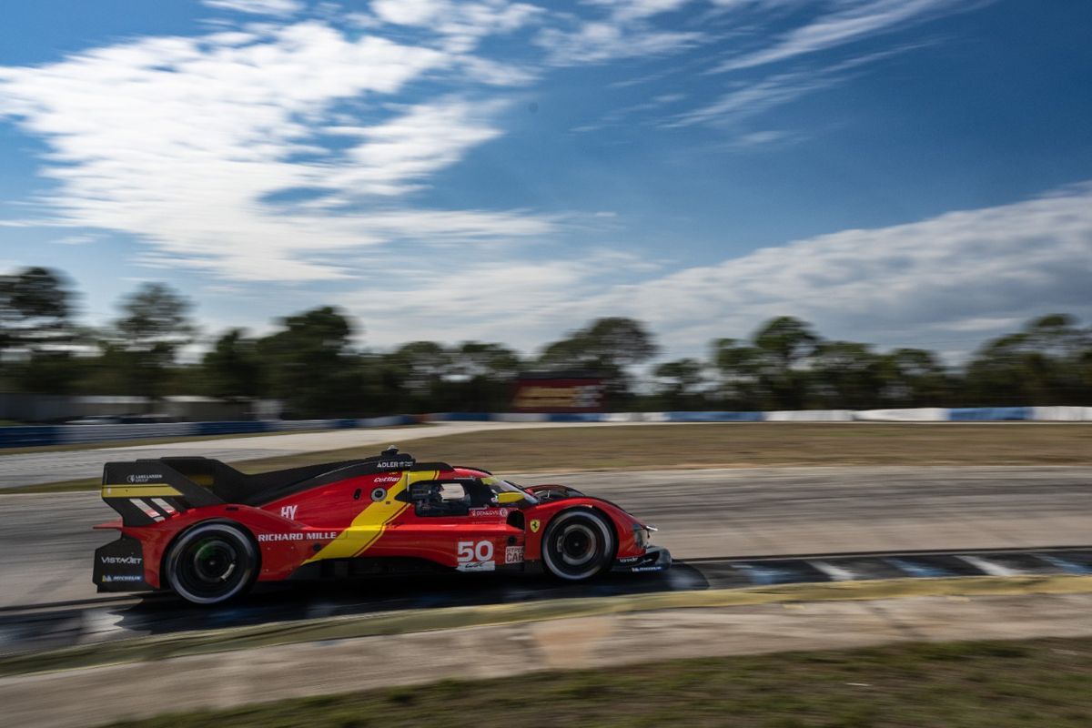 ¡Más trabajo! De regreso al bacheado Sebring para completar otro test con el Ferrari 499P