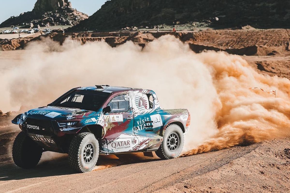 Nasser Al-Attiyah conquista la Baja Ha'il 2023, con triunfo en T4 del español Pau Navarro