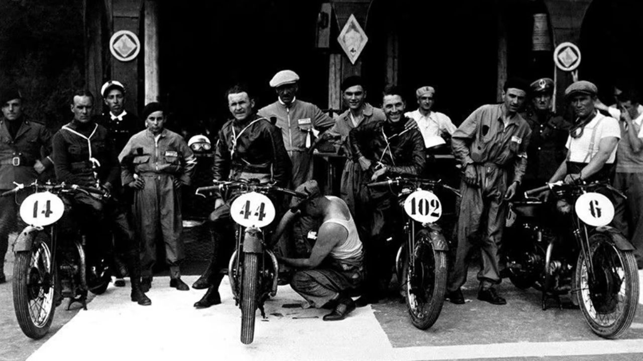 Foto de grupo en la Coppa del Mare de 1933