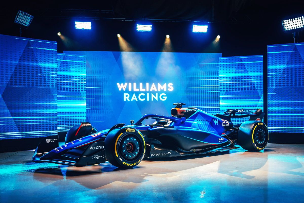 Williams desvela la decoración del FW45 de Alex Albon y Logan Sargeant