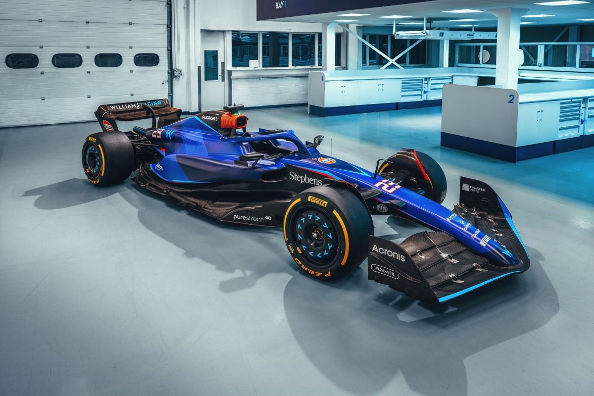 Williams muestra las primeras imágenes del FW45 de 2023