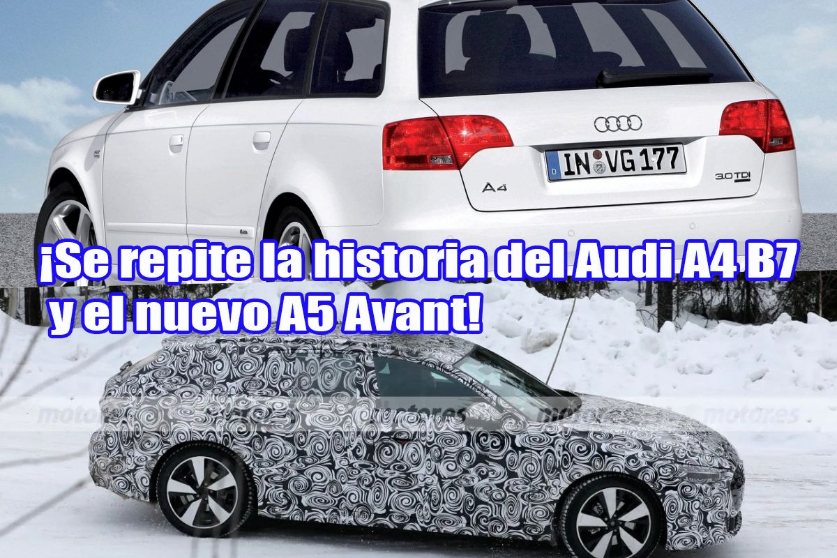 La estrategia del «nuevo» Audi A5 Avant y su estrecha relación con el caso del Audi A4 B7