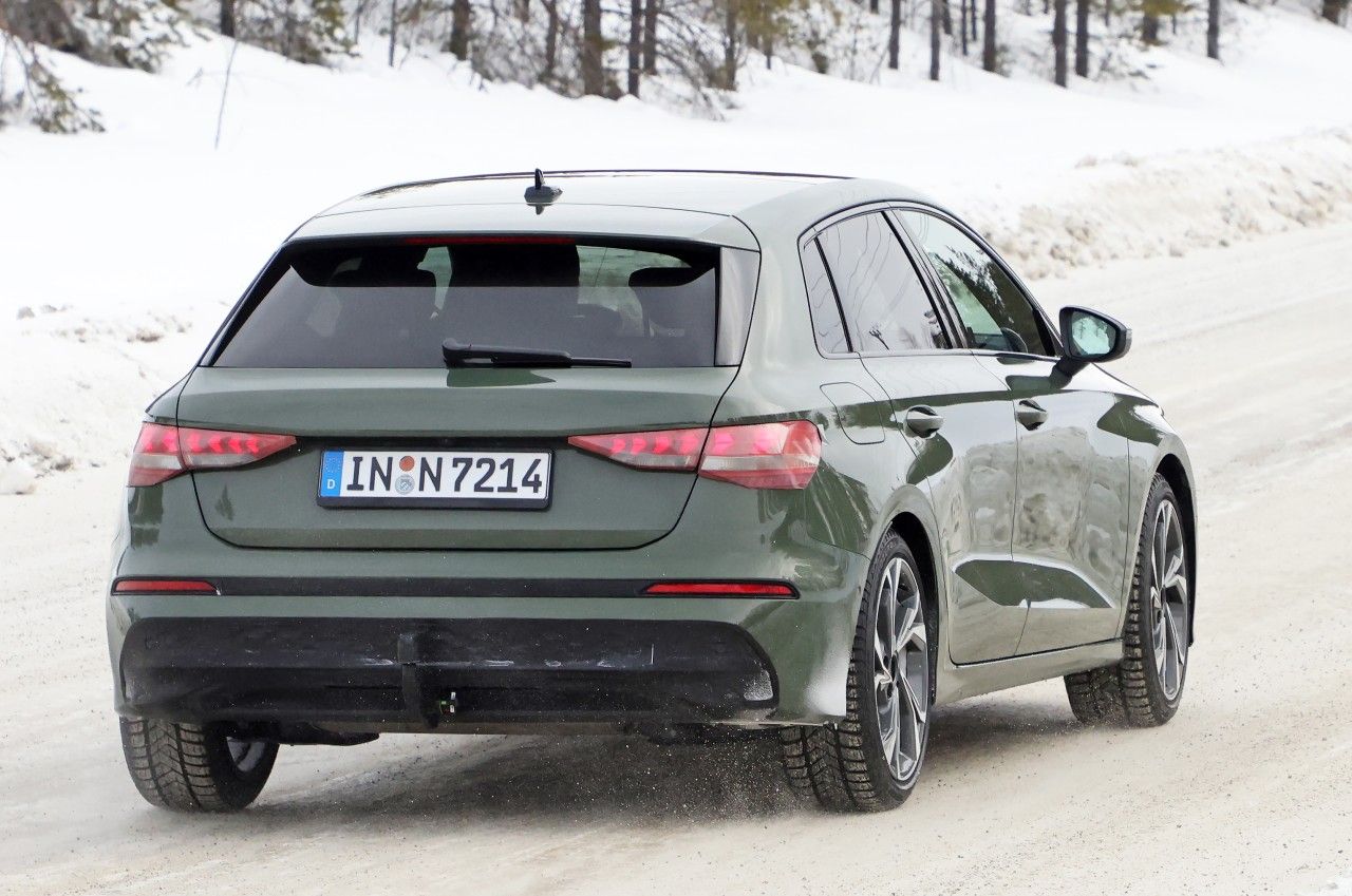 Fotos espía Audi A3 Sportback Facelift 2024