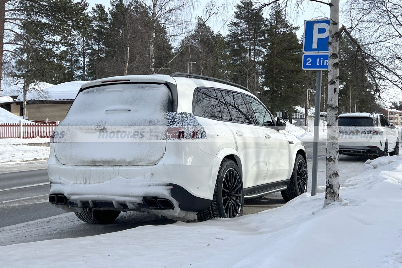 Fotos espía Mercedes-AMG GLS 63 Facelift 2023