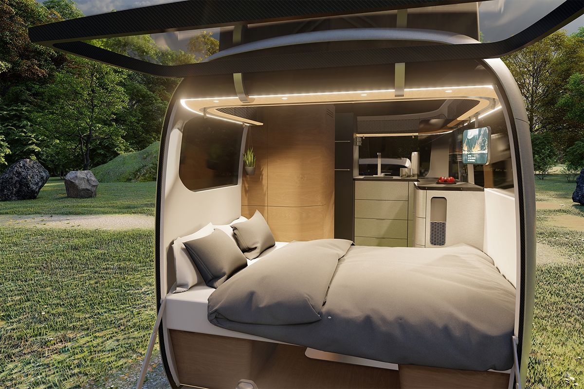 Airstream Studio FA Porsche Concept Travel Trailer