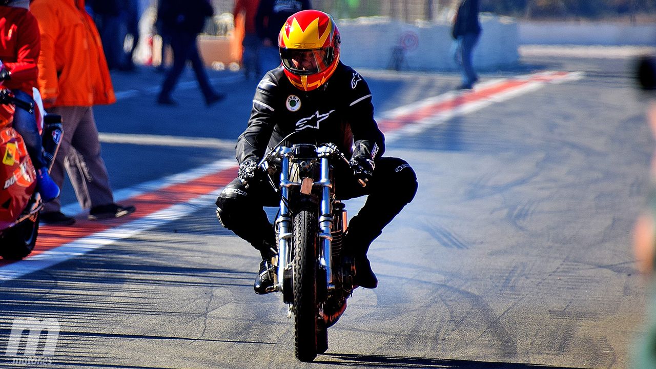 Alguersuari con la Ossa de Santiago Herrero