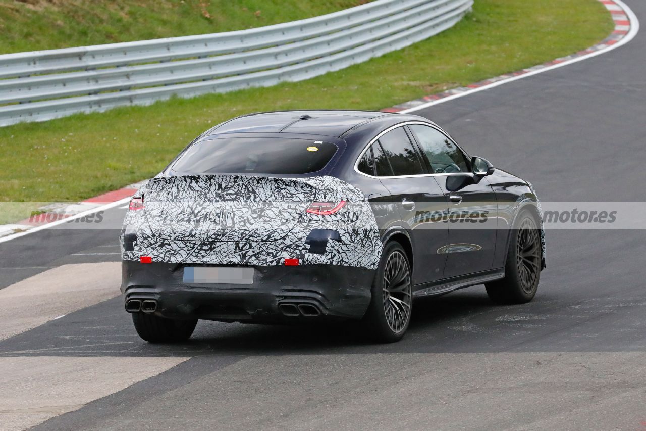 Fotos espía Mercedes-AMG GLC 63 Coupé 2024 Nürburgring