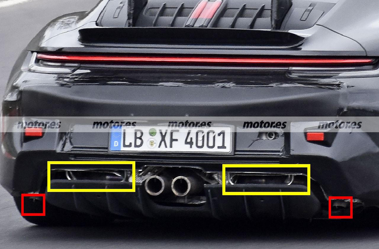 La primera mula del nuevo Porsche 911 GT2 RS sorprende en Nürburgring, una bestia híbrida con genes de Le Mans