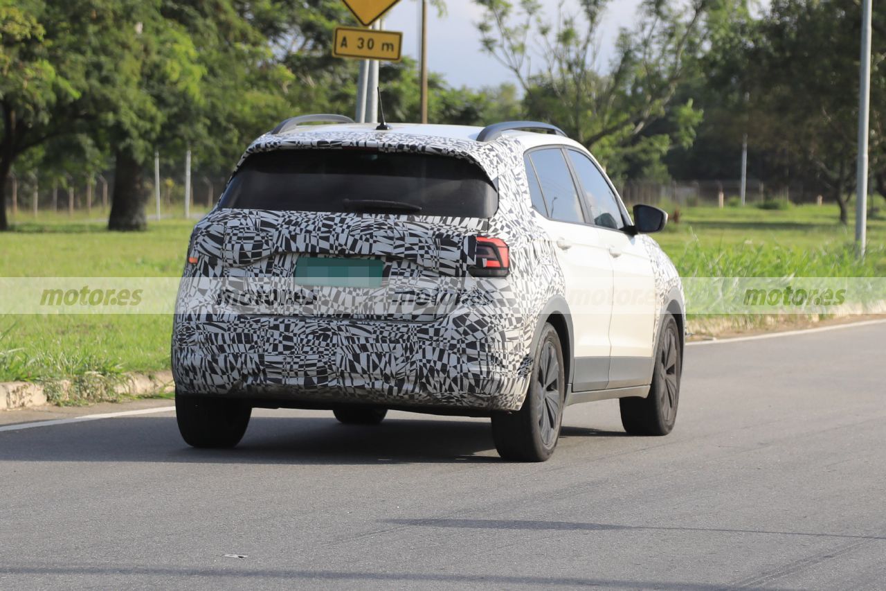 Fotos espía Volkswagen T-Cross Facelift 2024 Brasil