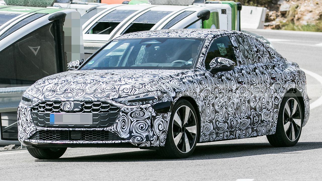 Cazado el nuevo Audi A5 Sportback, una tecnológica berlina deportiva (y electrificada) que llegará en 2024