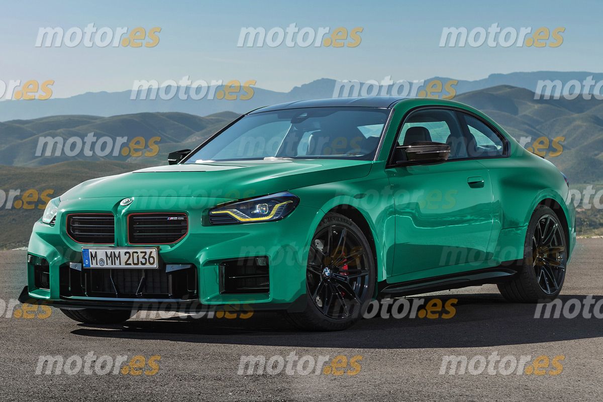 Así es el nuevo BMW M2 CS, un compacto muy salvaje con casi 500 CV que llegará en 2025 y que pondrá muy difícil elegir al M4