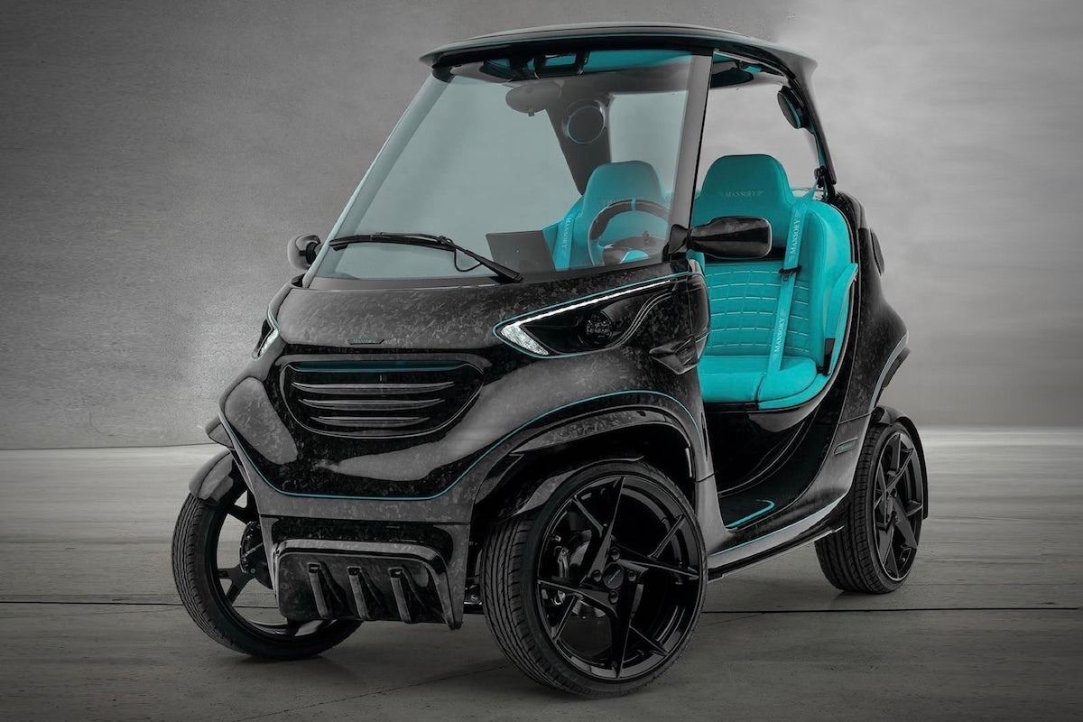 Mansory tiene lo que necesitas para jugar al golf, un buggy eléctrico que llama la atención dentro y fuera del campo