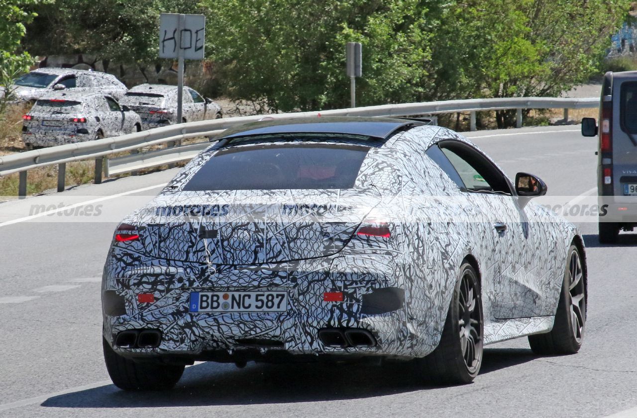 Fotos espía Mercedes-AMG CLE 63 Coupé 2024