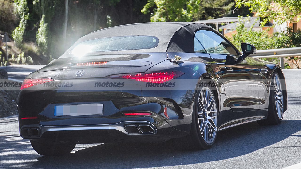 Mercedes-AMG SL 63 S E Performance - foto espía posterior