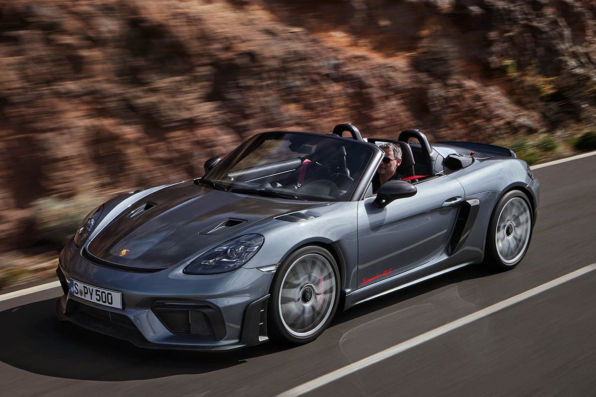 El Porsche 718 Spyder RS marca el final de una exitosa era, un listón muy alto para el futuro Boxster 100% eléctrico