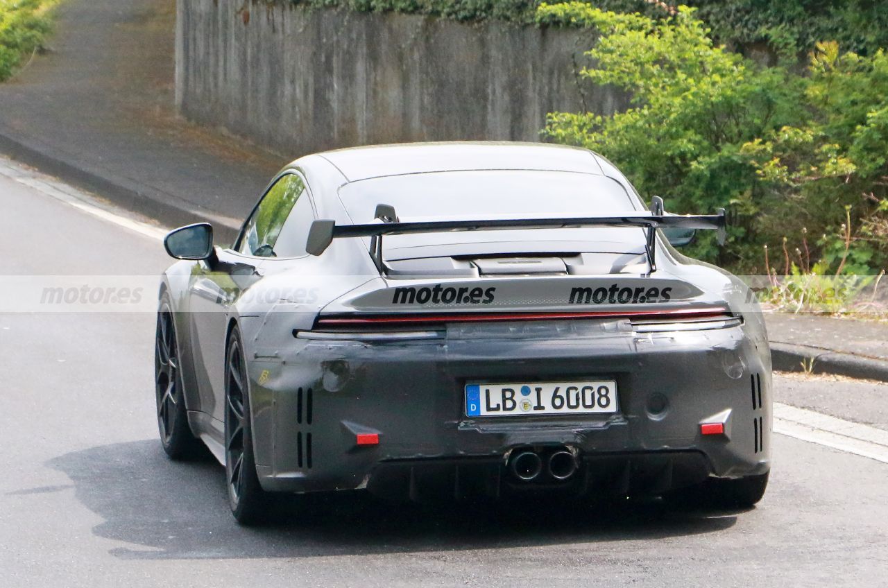 Fotos espía Porsche 911 GT3 Facelift 2024