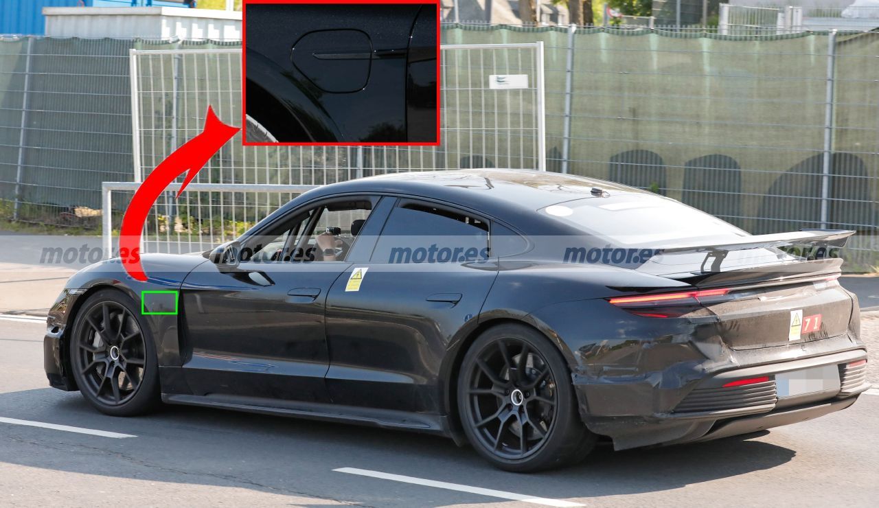 El nuevo Porsche Taycan Turbo GT 2025 sorprende en nuevas pruebas en Nürburgring con interesantes detalles 