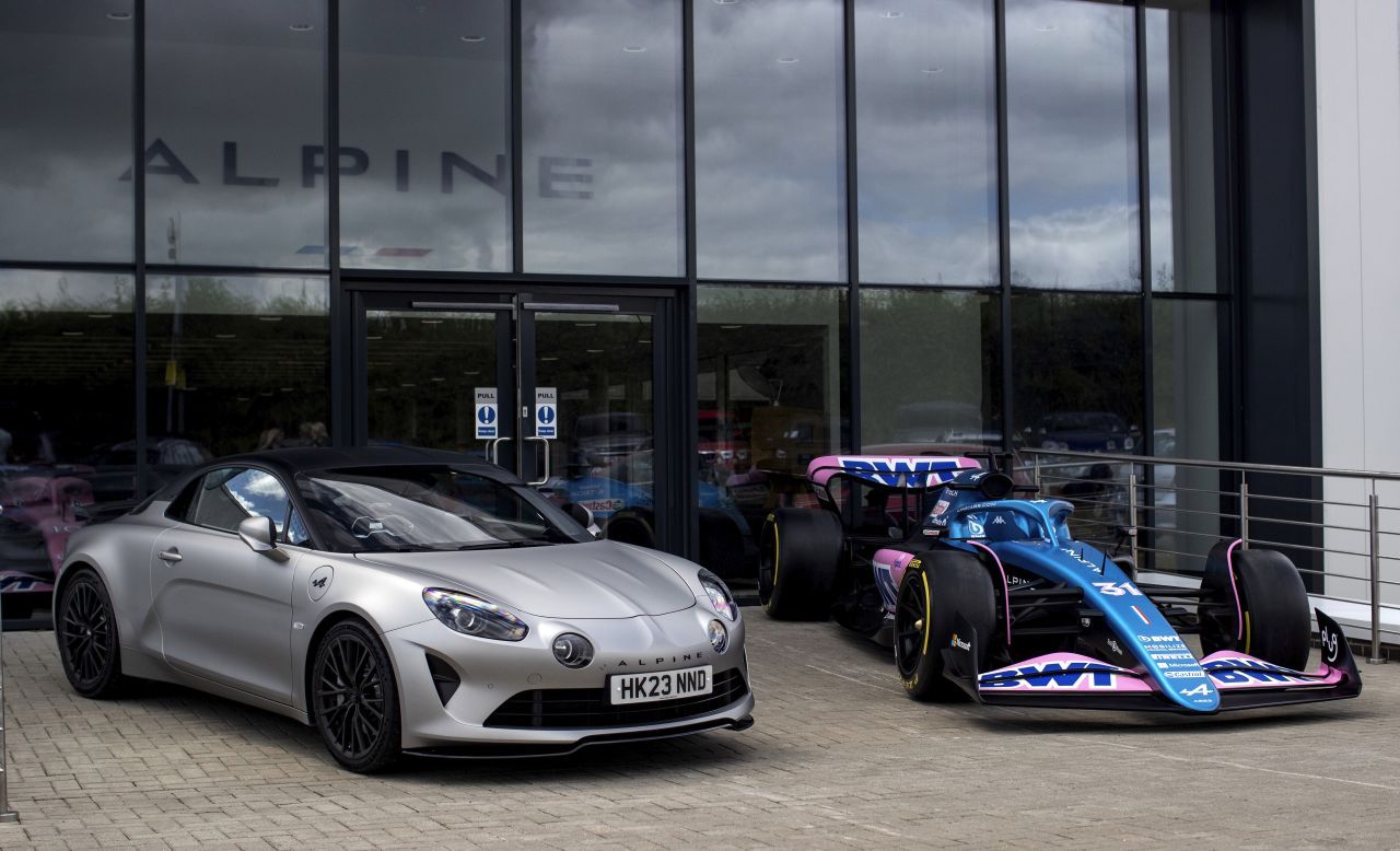 El Alpine A110 S Enstone Edition celebra la pasión del fabricante en el GP de Silverstone en F1 con una nueva edición limitada