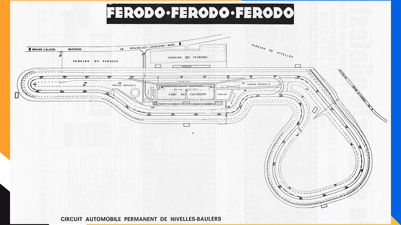 Plano del Circuito de Nivelles-Baulers