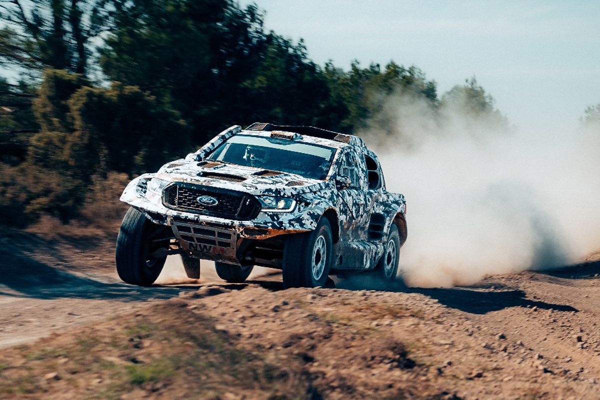 El Ford Ranger T1+ de M-Sport y NWM supera con éxito la fase principal de su desarrollo