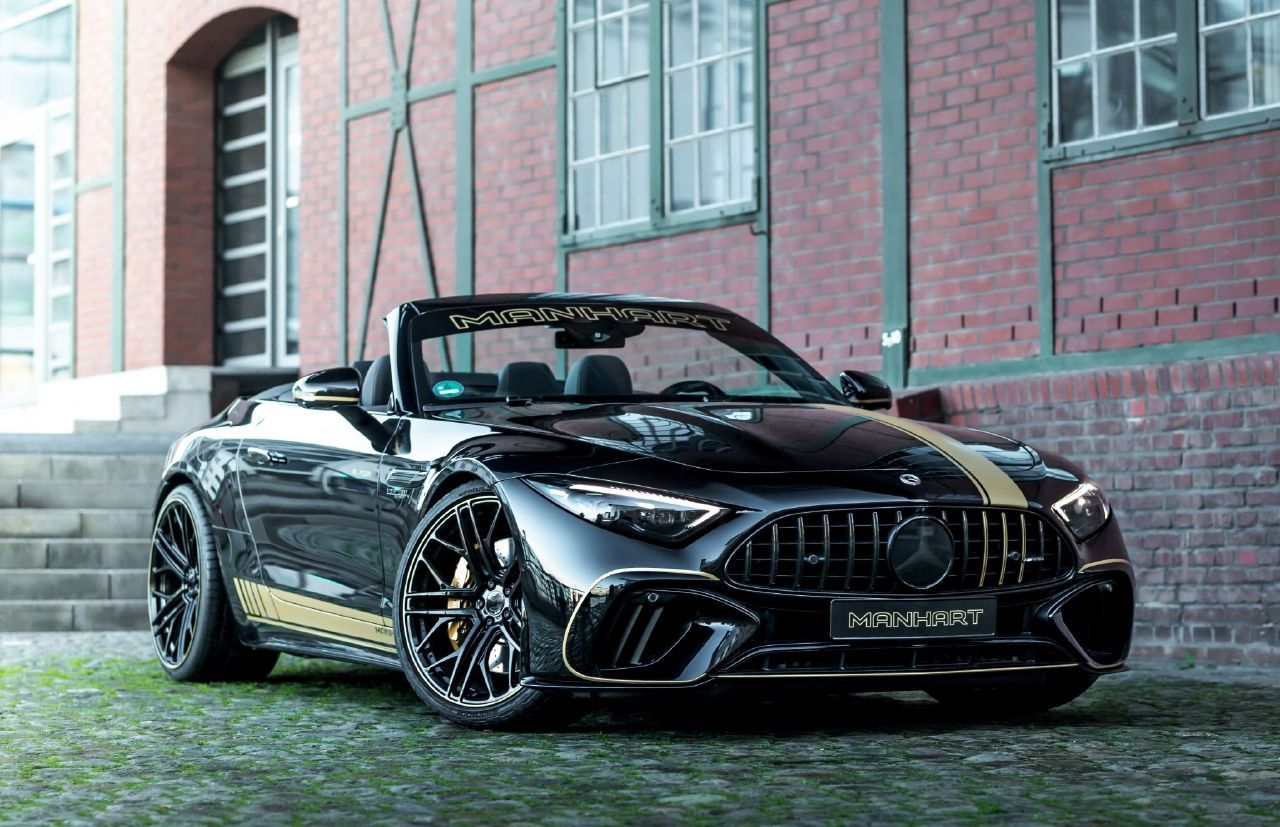 MANHART exprime al nuevo Mercedes-AMG SL con más de 700 CV para volar sin techo, antes de que llegue el poderoso PHEV