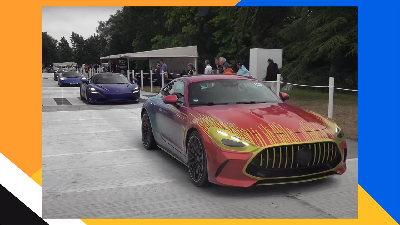 El nuevo Mercedes-AMG GT adelanta su próximo debut con un «accidentado» paso por el Festival de Velocidad de Goodwood