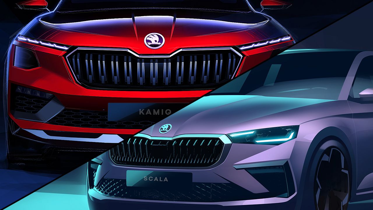 Skoda ofrece un adelanto muy revelador de los nuevos Scala y Kamiq