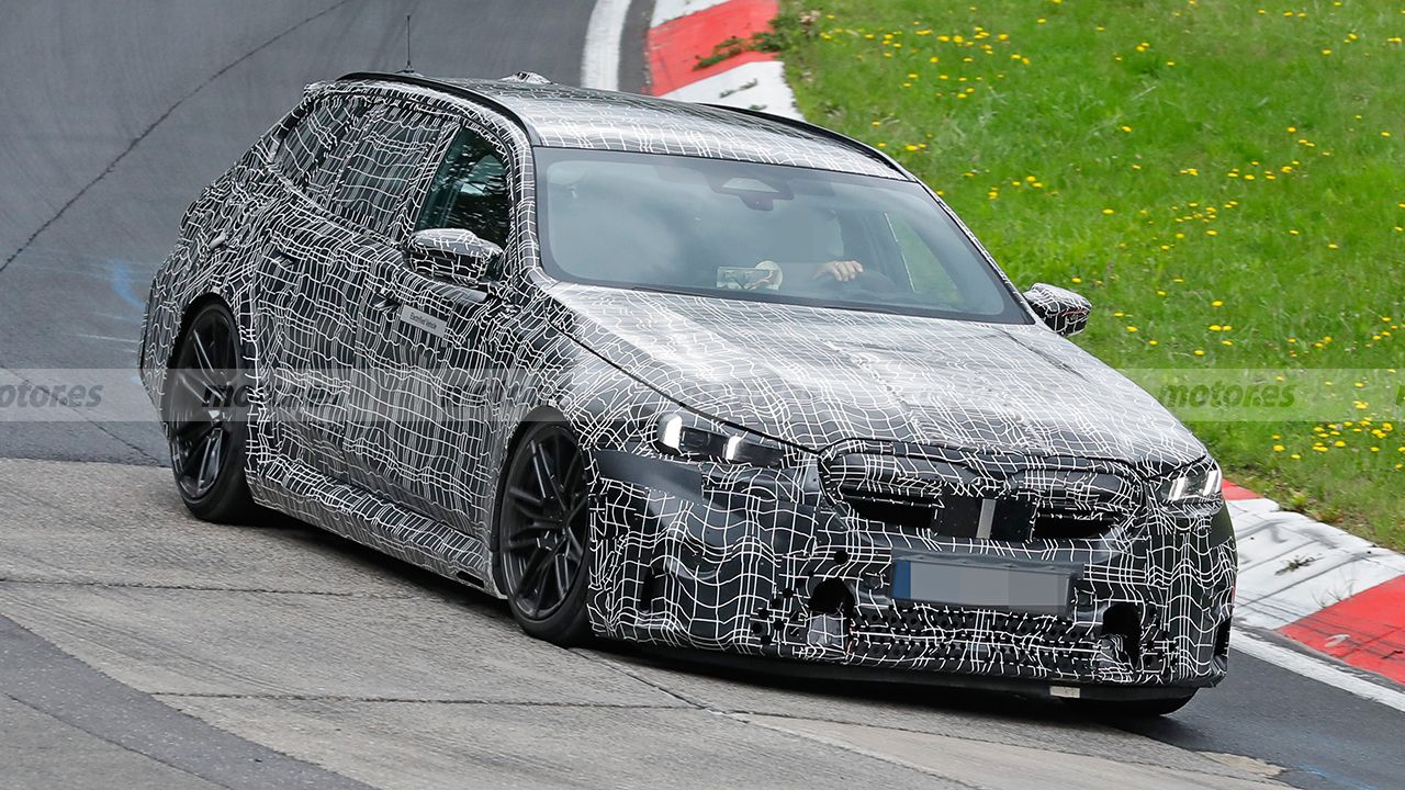 El nuevo «lobo con piel de cordero» de BMW M cazado en Nürburgring, el esperado M5 Touring se enfrenta al circuito alemán