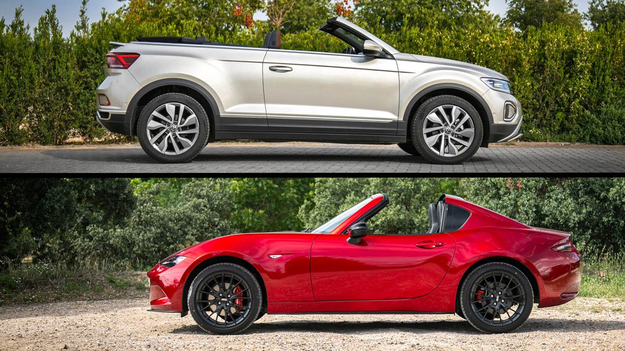 El Volkswagen T-Roc Cabrio adelanta en ventas a clásicos como el Mazda MX-5