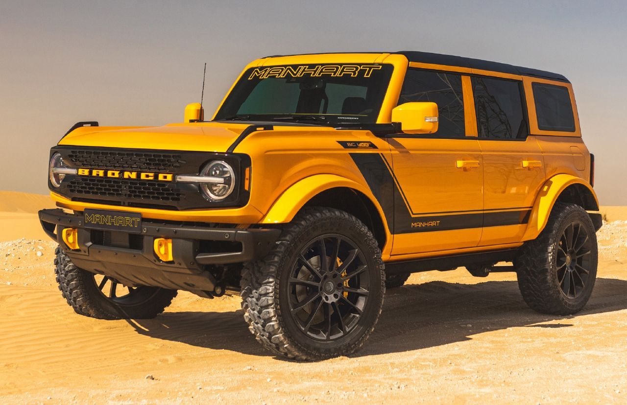 ¿Esperar al Ford Bronco Raptor? El MANHART BC 400 supera a la icónica versión deportiva del todoterreno americano