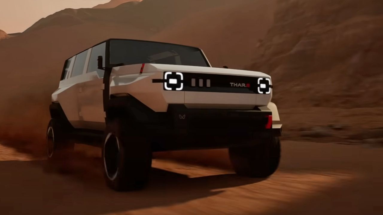 Desvelado el nuevo Mahindra Vision Thar.e, un 4x4 conceptual para afrontar la incipiente era del todoterreno eléctrico