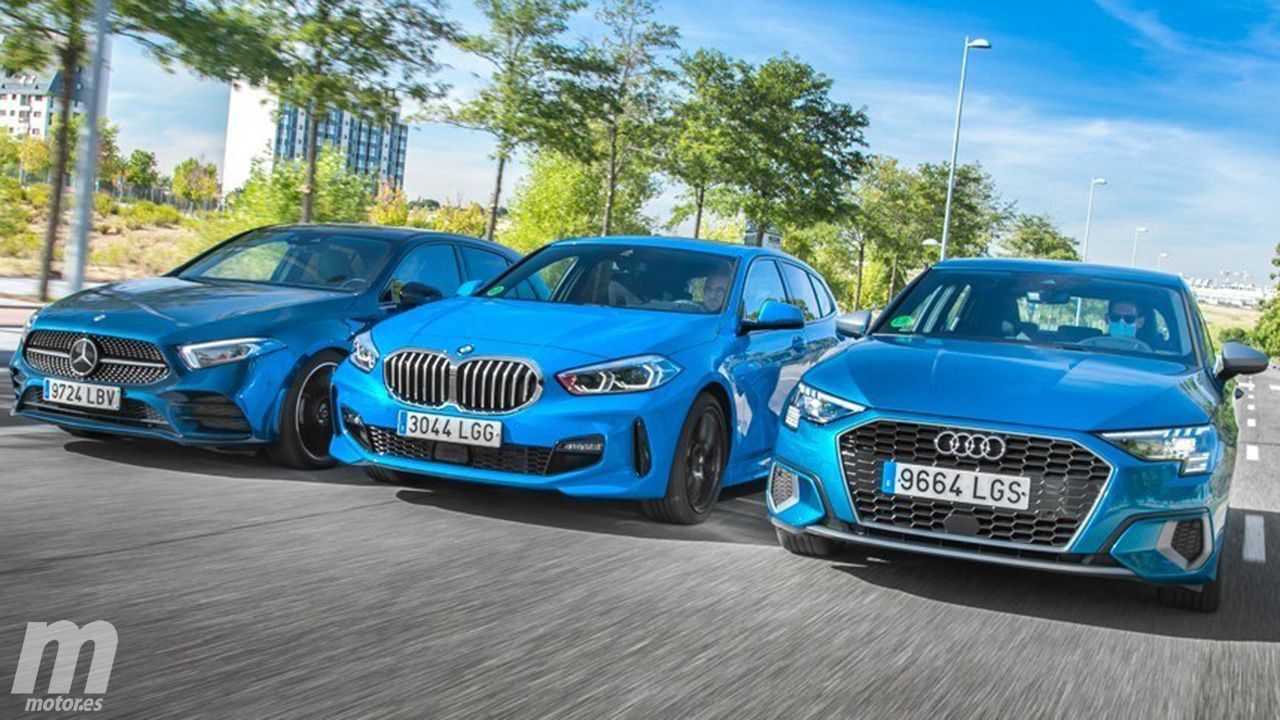 Mercedes Clase A, BMW Serie 1 y Audi A3 Sportback