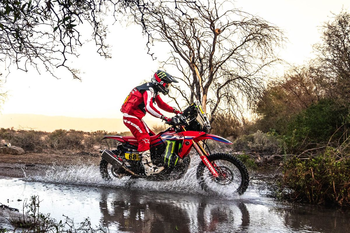 Recital de Nasser Al-Attiyah y Tosha Schareina al ecuador del Desafío Ruta 40 de Argentina