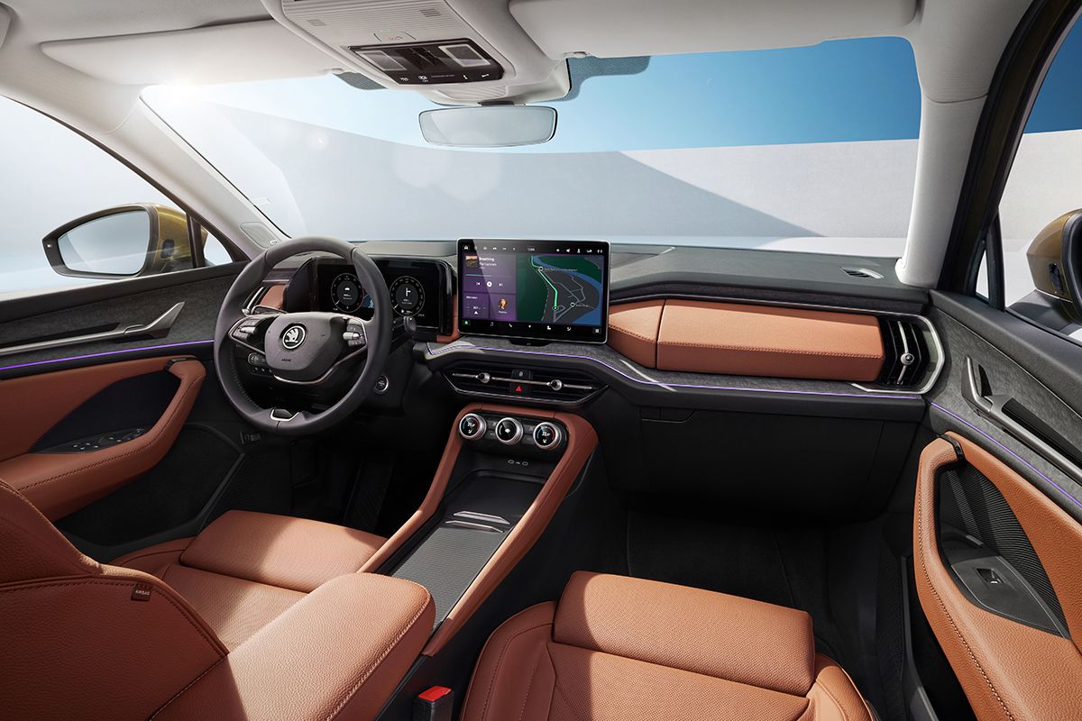 Los nuevos Skoda Kodiaq y Superb muestran su interior, cambio radical y un plus de lujo en los modelos de la marca checa