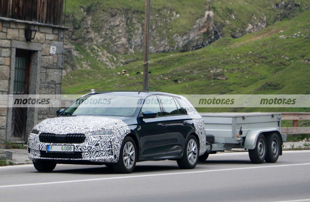 Fotos espía Skoda Octavia Combi Facelift 2024