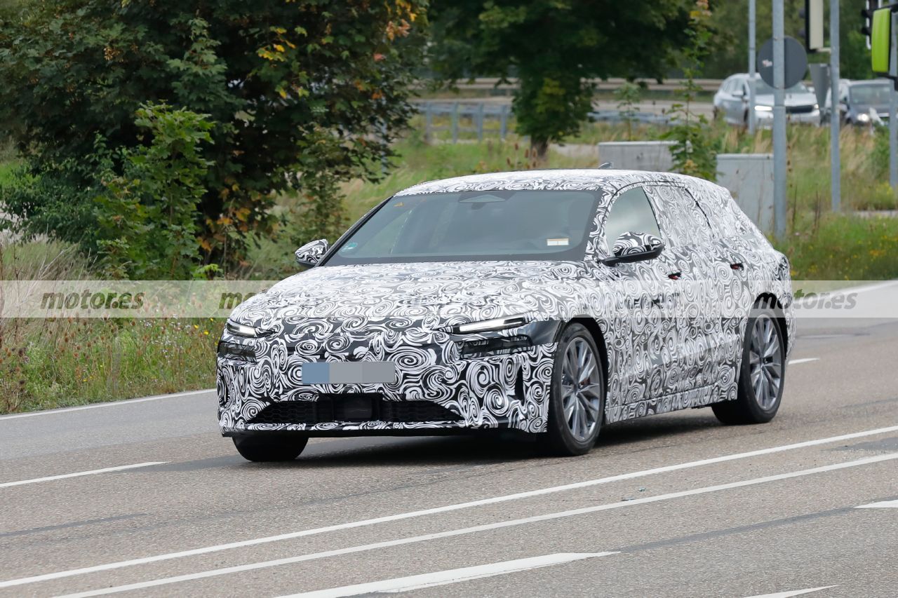 El primer familiar eléctrico de Audi ya rueda, el novedoso A6 Avant e-tron llegará en 2025 como rival del BMW i5 Touring