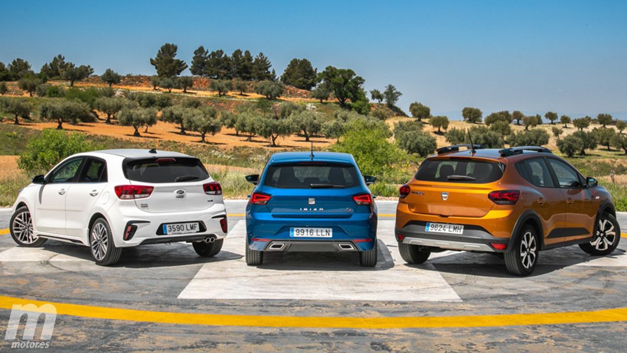 KIA Rio, SEAT Ibiza y Dacia Sandero Stepway