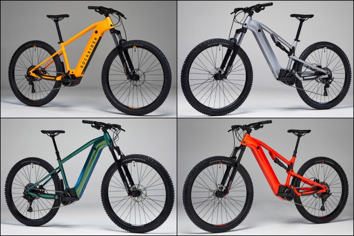 Decathlon lanza cuatro nuevas eBikes de montaña, dos de ellas de doble suspensión, a precio muy interesante