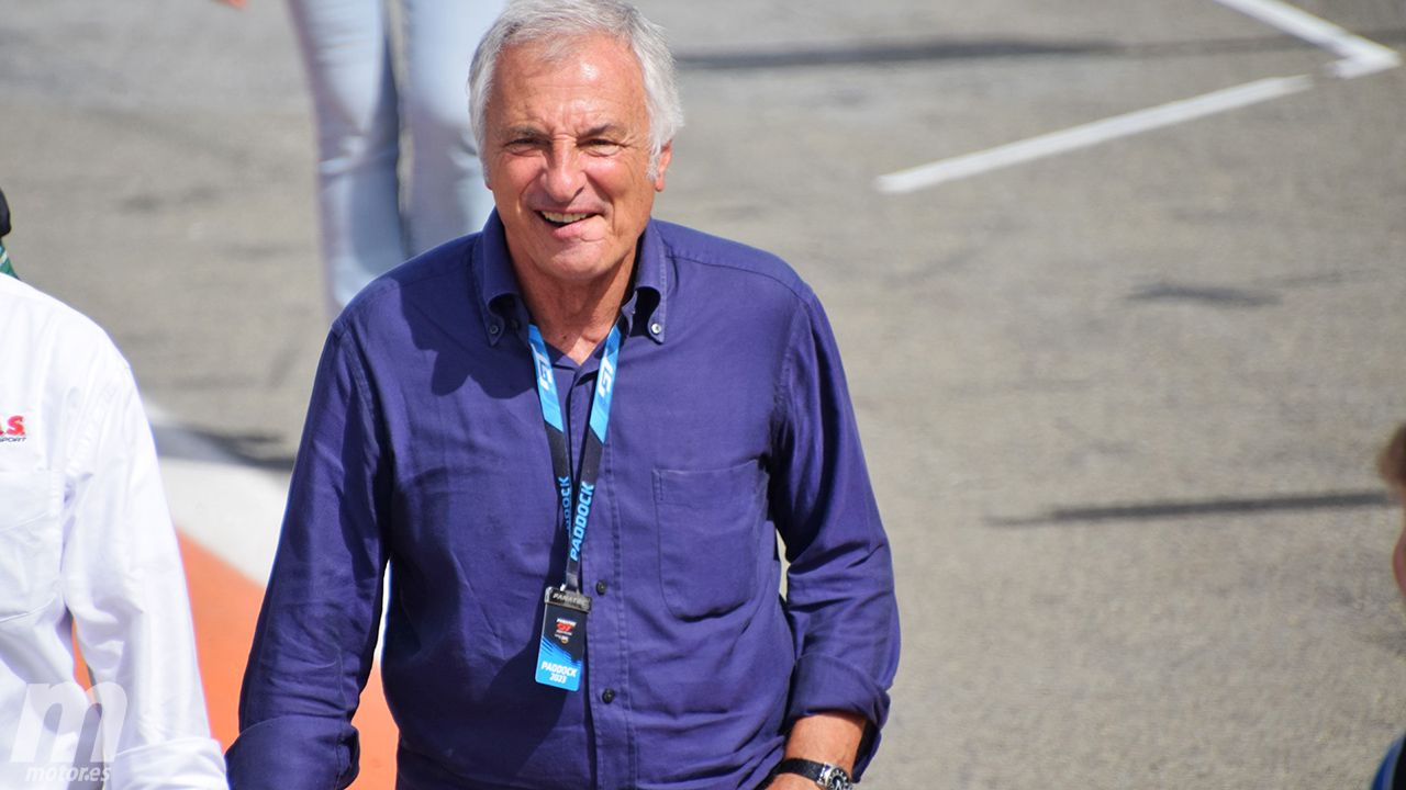 Riccardo Patrese el pasado fin de semana en Cheste